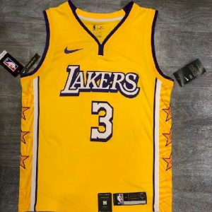 Anthony Davis Yellow City Edition Men's Player Jersey