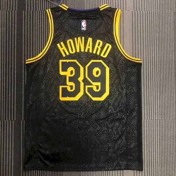 Dwight Howard Men's Black Swingman Team Jersey - Classic Edition - Image 2